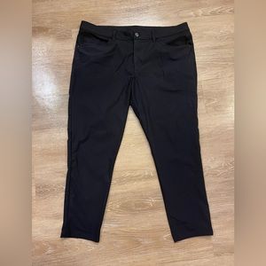 Men’s Lululemon ABC Pants 38x30 Black Warpstreme